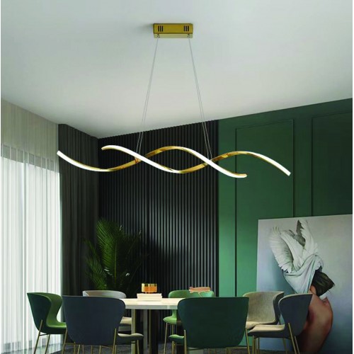 MD8161- 36 gold led hanging pendant lamp