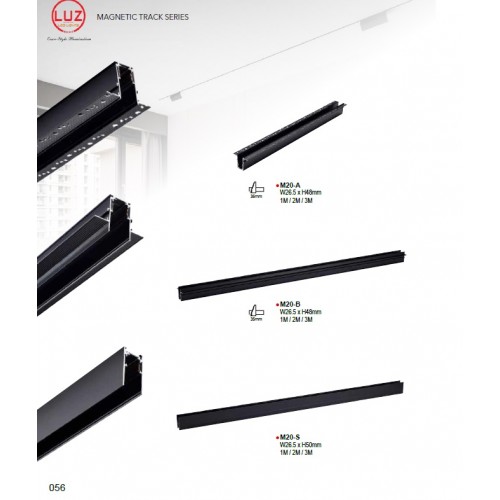 MAGNETIC TRACK RAILS M20