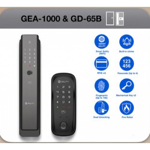 SOLITY DIGITAL LOCK SET GEA-1000 & GD-65B