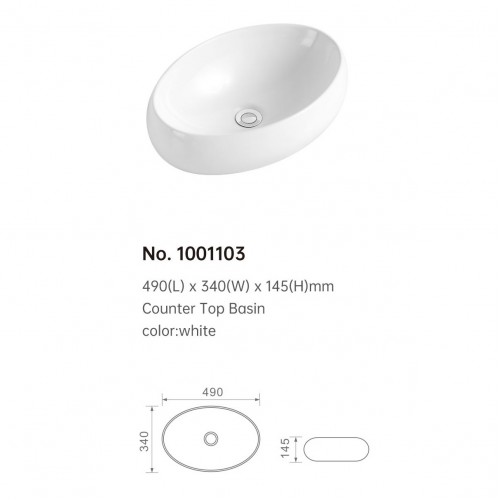 1001103 COUNTER TOP WASH BASIN