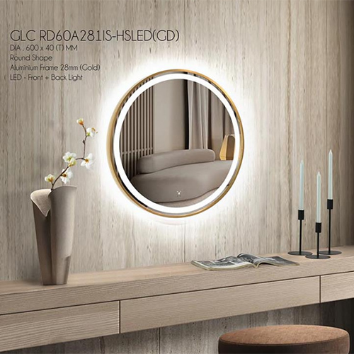 GLOREX GLCRD60A281IS-HSLED ROUND SHAPE LED MIRROR