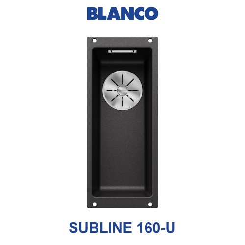 blanco sublime 160-u black sink