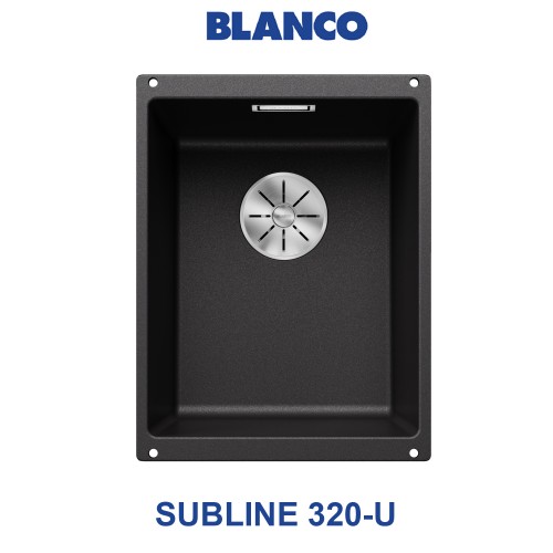 blanco sublime 320-u black sink
