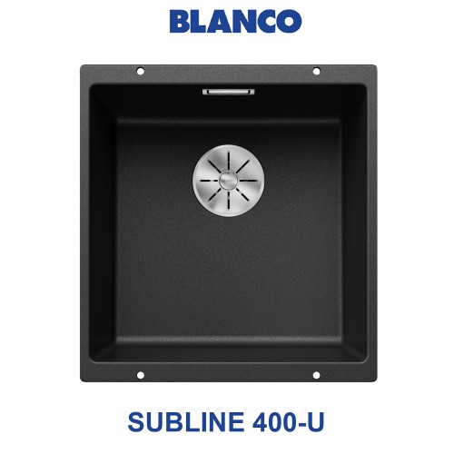 blanco sublime 400-u black sink