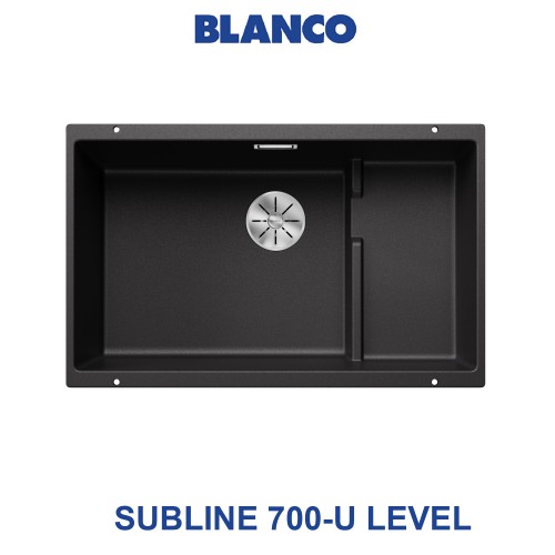 blanco sublime 700-u level black sink
