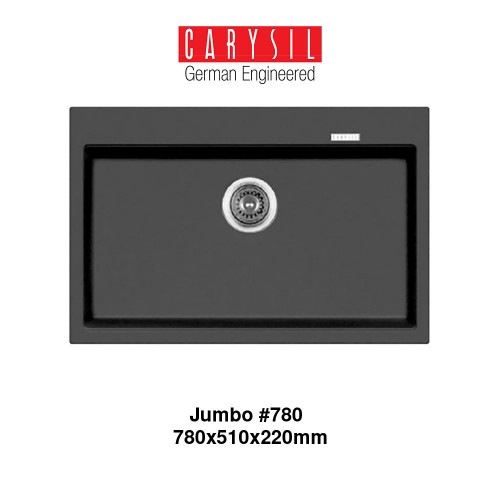 CARYSIL JUMBO 780 TOPMOUNT QUARTZ SINK