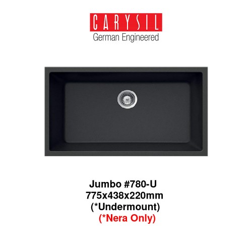 CARYSIL JUMBO 780 UNDERMOUNT QUARTZ SINK