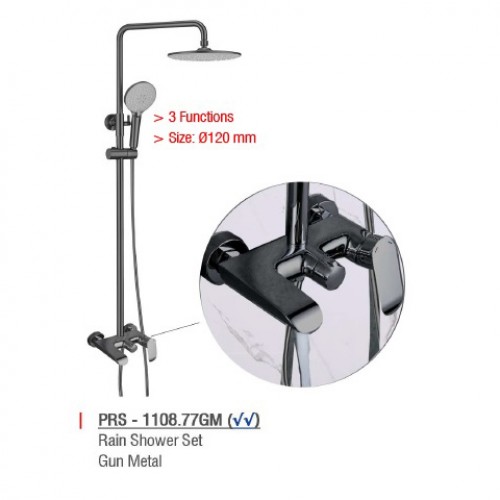 ZAFFIRO PRS-1108.77GM RAINSHOWER SET