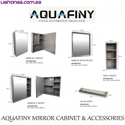 AQUAFINY MIRROR CABINET & ACCESSORIES