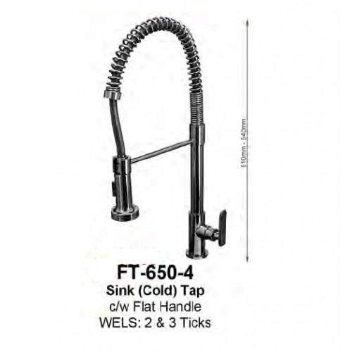 FT-650-4 SINK COLD FAUCET