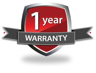 1 year warranty for all product
